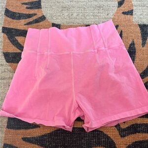 aerie High-Rise Pink Bike Shorts